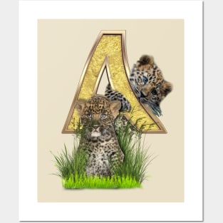 Birthday-Capital Monogram -letter A Posters and Art